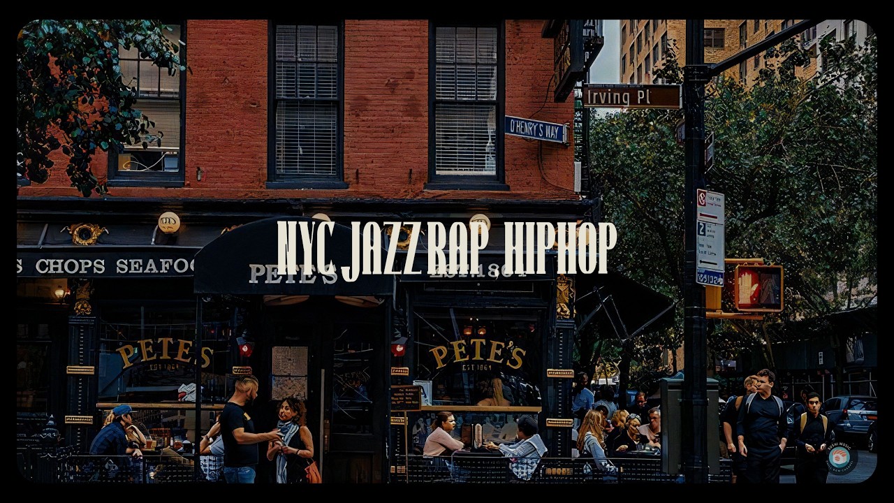Cover for NYC JAZZ RAP | 90s SOUL HIPHOP BOOMBAP | Walking / background / Room work / relax | CHILL SHOP