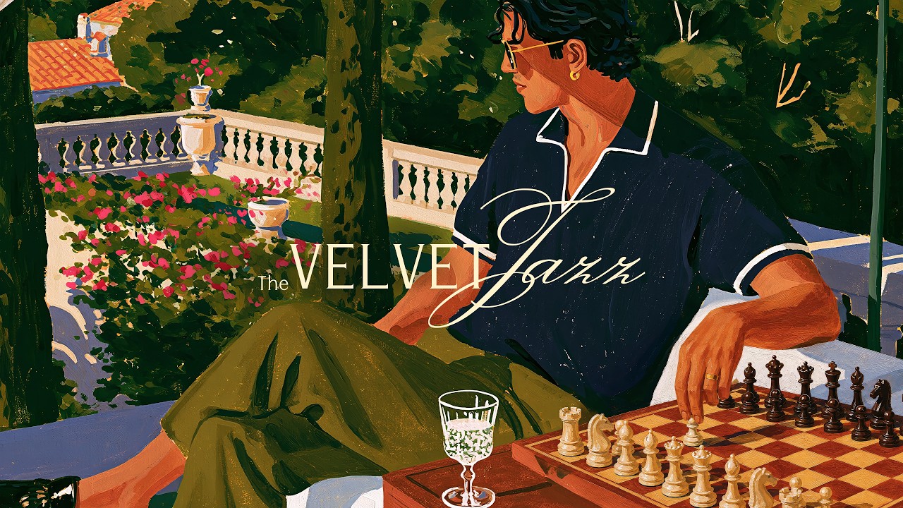 Cover for ”We Spent the Siesta Over a Chessboard” – Jazz House Mix | Mediterranean Coast & Slow Living